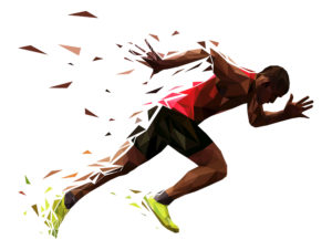 runner athlete sprint start
